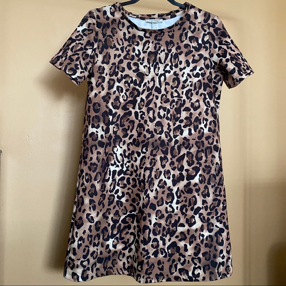 Zara Trafaluc Animal Print Dress